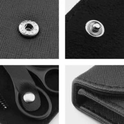 Wenkbrauw Trimmer Set - 8-delig – Met Epileer Pincet, 2x Wenkbrauw Schaartje, 2x Wenkbrauwmesje, Wenkbrauw Borstel, Wenkbrauwpotlood, Spoolie – In Stevige Etui - Zwart -Cosmetica Korting Winkel 1200x1200 1740