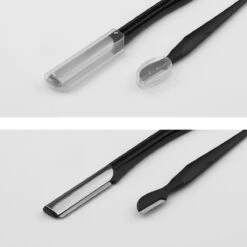 Wenkbrauw Trimmer Set - 8-delig – Met Epileer Pincet, 2x Wenkbrauw Schaartje, 2x Wenkbrauwmesje, Wenkbrauw Borstel, Wenkbrauwpotlood, Spoolie – In Stevige Etui - Zwart -Cosmetica Korting Winkel 1200x1200 1744