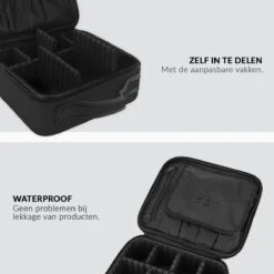 Cosmetica Koffer - Make-up Koffer Met Verstelbare Vakken - Visagie En Nagelstyliste Beauty Koffer - 26x23x9CM -Cosmetica Korting Winkel 1200x1200 1752