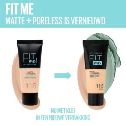 Maybelline Fit Me Matte & Poreless Foundation - 103 Pure Ivo - 30 Ml 16 Maybelline Fit Me Matte & Poreless Foundation - 103 Pure Ivo - 30 Ml -Cosmetica Korting Winkel 1200x1200 185