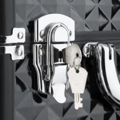 Dreamble Make-up Koffer - Make-up Trolley - Zwart - Rijdbaar - Met Wieltjes - Compact - 8 Vakken - Met Slot - 2 Sleutels -Cosmetica Korting Winkel 1200x1200 1865