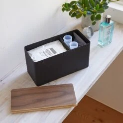 Yamazaki Opbergbox Make Up - Sanitair - Zwart -Cosmetica Korting Winkel 1200x1200 1868