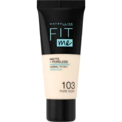 Maybelline Fit Me Matte & Poreless Foundation - 103 Pure Ivo - 30 Ml 21 Maybelline Fit Me Matte & Poreless Foundation - 103 Pure Ivo - 30 Ml -Cosmetica Korting Winkel 1200x1200 188