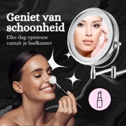 Best’Livin Led Spiegel - Badkamer - Hollywood - Visagie - Spiegellamp - Spiegelverlichting - Slimme Lampen - Oplaadbaar -Cosmetica Korting Winkel 1200x1200 1914