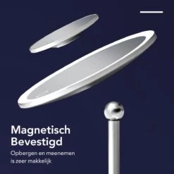 Make-up Spiegel Van Sanicraft® - USB Oplaadbaar - 360 Graden Draaibaar - Make Up Spiegel Met LED Verlichting - Afneembaar 10x Vergroting Spiegeltje - Diameter 17cm -Cosmetica Korting Winkel 1200x1200 1946