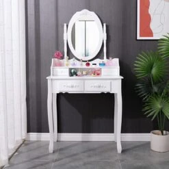 RJRoyal Living Princess Kaptafel Met Spiegel Make Up -Cosmetica Korting Winkel 1200x1200 2000