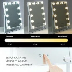 Bright Beauty Vanity Hollywood Make Up Spiegel Met Verlichting - Wit - Dimbaar Met Drie Lichtstanden 9 Bright Beauty Vanity Hollywood Make Up Spiegel Met Verlichting - Wit - Dimbaar Met Drie Lichtstanden -Cosmetica Korting Winkel 1200x1200 2006