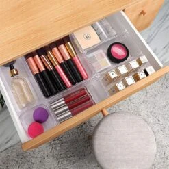 Waal® Lade Organizer (set Van 13 Bakjes) - Lade Verdeler - Keuken - Kantoor - Make-up - Bureau - Transparant -Cosmetica Korting Winkel 1200x1200 2020