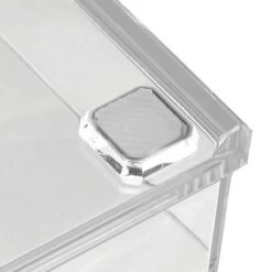 Relaxdays Make-up Organizer Klein - Stapelbaar - Sieradendoosje - Cosmetica - Opbergbox - Doorzichtig -Cosmetica Korting Winkel 1200x1200 2040