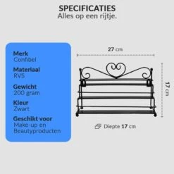 Confibel Nagellak Organizer - Nagellak Flesjes Houder - Essentiële Oliën Organizer - Rek Voor Flesjes - Wanddecoratie - Zwart 25 Confibel Nagellak Organizer - Nagellak Flesjes Houder - Essentiële Oliën Organizer - Rek Voor Flesjes - Wanddecoratie - Zwart -Cosmetica Korting Winkel 1200x1200 2095