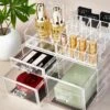 Wowup Makeup Organizer | Cosmetica Houder | Makeup Doos | Transparant | Tweedelig | Sieradendoos | Nagellak Opberger | Makeup Opberger | Lippenstift Opberger | Lippenstift Organizer -Cosmetica Korting Winkel 1200x1200 2121