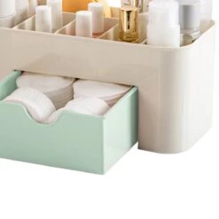 IBright Make-Up Organizer Met Lade - Cosmetica Opbergdoos - Bureau Organizer - Groen -Cosmetica Korting Winkel 1200x1200 2193