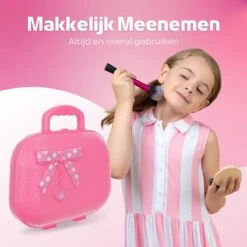 Make Up Koffer 25 Delig - Roze - Make Up Koffer Met Inhoud - Make Up Koffer Meisjes - Make Up Koffer Kinderen - Make Up Set Voor Meisjes -Cosmetica Korting Winkel 1200x1200 2203