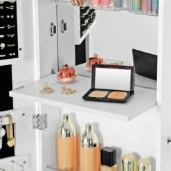 Nancy's Make-up Organizer – Sieraden & Spiegelkast – Spiegelkast, Deur & Wandhouder Met Binnenspiegel – Make-up Opbergen -Cosmetica Korting Winkel 1200x1200 2273