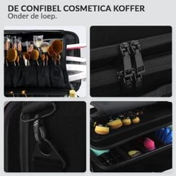 Cosmetica Koffer - Make-up Koffer Met Verstelbare Vakken - Visagie En Nagelstyliste Beauty Koffer - 40x30x14CM -Cosmetica Korting Winkel 1200x1200 2281