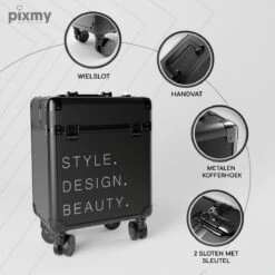 PIXMY® - MT130-S - Make Up Koffer - Cosmetica Koffer - DESIGN -Cosmetica Korting Winkel 1200x1200 2319