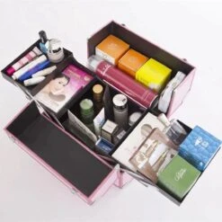 Confibel Make Up Koffer - Uitklapbaar - 5 Opbergbakken - Met Slot -Cosmetica Korting Winkel 1200x1200 2334
