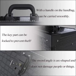 Make Up Koffer- Make Up Organizer- Beautycase -zwart -Make-upkoffer- Multifunctionele Koffer- Make-upkoffer- Sieradenkoffer- Kapperskoffer- Afneembare Schouderriem- Klassieke Zwarte Beautycase -Cosmetica Korting Winkel 1200x1200 2341