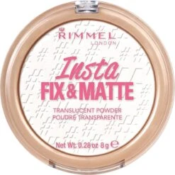 Rimmel London Insta Fix & Matte Make-uppoeder - 01 Clear -Cosmetica Korting Winkel 1200x1200 292