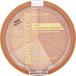 Rimmel London Rimmel - SunShimmer 3 In 1 Shimmering Bronzer Lustrous Powder 9.9 G 1 Gold Princess - -Cosmetica Korting Winkel 1200x1200 330