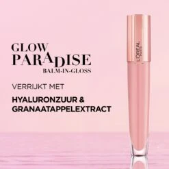 L'Oréal Paris Glow Paradise Balm In Gloss - 402 I Soar - Transparant Roze - Volumegevende Lipgloss - 7 Ml -Cosmetica Korting Winkel 1200x1200 541