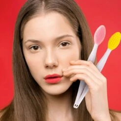 Merkloos Lip Scrub Borstel Set 4-delig - Mee Eters Verwijderen – Gezichtsreiniger – Gezichtsborstel Blackhead Remover -Cosmetica Korting Winkel 1200x1200 791