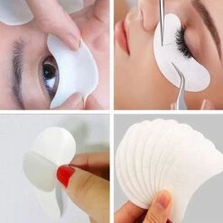 Merkloos EyePads - 100 Stuks (50 Paar) - Oogkussens - Wimperextensions - Make Up - Gel Pads - Wimper Sticker - Lashes - Groot - 50 Paar -Cosmetica Korting Winkel 1200x1200 808
