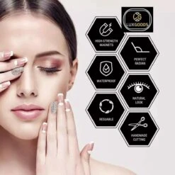 Luxgoods Magnetische Wimpers - Wimperset 3 Paar+ 1 Flesjes Eyeliner+ 1 Pencet - Herbruikbaar-magneet Wimpers -lashes-magnetic Lashes -Cosmetica Korting Winkel 1200x1200 846