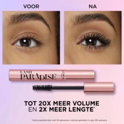 L’Oréal Paris - Lash Paradise Mascara - 01 Black - Zwarte Volume Mascara - 6.4 Ml (Paradise Extatic) -Cosmetica Korting Winkel 1200x1200 934