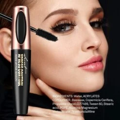 4D Fiber Waterproof Mascara - Zwart - Lange En Volle Wimpers -Cosmetica Korting Winkel 1200x1200 951