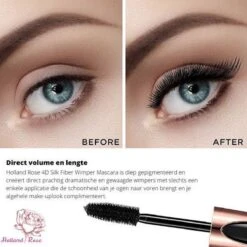 4D Fiber Waterproof Mascara - Zwart - Lange En Volle Wimpers -Cosmetica Korting Winkel 1200x1200 952