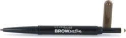 Maybelline Brow Satin Duo - 02 Medium Brown - Bruin - Wenkbrauwpotlood En Poeder -Cosmetica Korting Winkel 1200x368