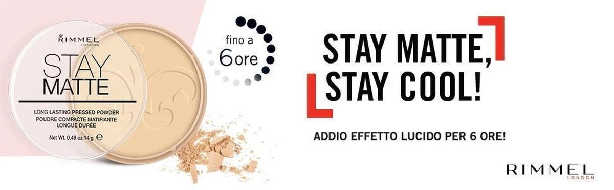 Rimmel London Stay Matte Pressed Powder - 005 Silky Beige 14 Rimmel London Stay Matte Pressed Powder - 005 Silky Beige - Afbeelding 12