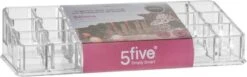 Five® Lipstick Houder 24-vaks - Transparant - Sorteervakken