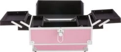 AREBOS Cosmeticakoffer Beauty Case Multikoffer 15 L Roze -Cosmetica Korting Winkel 1200x517 2