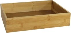Gerim - Kast/lade Sorteer Organizer Bamboe Hout Bakje 32 X 24 X 7 Cm -Cosmetica Korting Winkel 1200x552 1