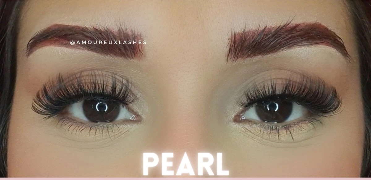 Merkloos Nep Wimpers Russisch Volume- Pearl Wimperextension Lashes 7 Merkloos Nep Wimpers Russisch Volume- Pearl Wimperextension Lashes - Afbeelding 5