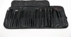 De Ultieme Make-up Ervaring: Cosmetische Spiegel Met 16 LED's En Set Van 24 Professionele Make-up Kwasten - Perfect Voor Een Vlekkeloze En Verlichte Look! Spiegel - Kwasten - Make-up Kwasten - Make-up Spiegel - Verlichting - LED - -Cosmetica Korting Winkel 1200x622 7