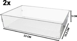 Waal® Lade Organizer (set Van 13 Bakjes) - Lade Verdeler - Keuken - Kantoor - Make-up - Bureau - Transparant -Cosmetica Korting Winkel 1200x641