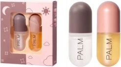 Merkloos Palm Cosmetics Lip Plumper Dag En Nacht (2 Stuks) - Lip Filler - Lip Vergroter - Volle Lippen - Gember Extract & Vitamine E - (Gratis Levering) -Cosmetica Korting Winkel 1200x664 1