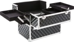 AREBOS Cosmeticakoffer Beauty Case Multikoffer 15 L Zwart -Cosmetica Korting Winkel 1200x684 2