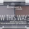 Rimmel London Brow This Way Brow Sculpting Kit - 003 Dark Brown -Cosmetica Korting Winkel 1200x697 4