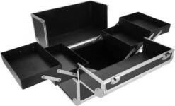 Confibel Make Up Koffer - Uitklapbaar - 5 Opbergbakken - Met Slot -Cosmetica Korting Winkel 1200x727 2