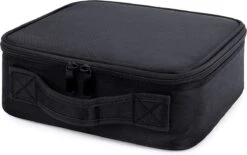 Merkloos Make-up Koffer - Cosmetica - Visagie Opbergtas - Beauty Organizer Met Verstelbare Vakken - 34x23x8CM - Zwart -Cosmetica Korting Winkel 1200x754 8