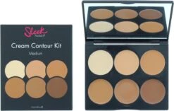 Sleek Cream Contour Kit - Medium -Cosmetica Korting Winkel 1200x761 1