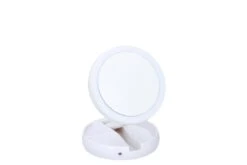 Grundig Opmaakspiegel - LED-verlichting - Opbergruimte Sieraden - Gewone En Vergrotende Spiegel - Wit -Cosmetica Korting Winkel 1200x800 59