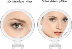 5 Inch, 20x Vergrotende Spiegel, Tweezijdige Spiegel, 20X/1x Vergroting, Opvouwbare Make-upspiegel Met Handheld/standaard, Gebruik Voor Make-up Toepassing, Pincet, En Mee-eter/smetverwijdering. (zilver) 17 5 Inch, 20x Vergrotende Spiegel, Tweezijdige Spiegel, 20X/1x Vergroting, Opvouwbare Make-upspiegel Met Handheld/standaard, Gebruik Voor Make-up Toepassing, Pincet, En Mee-eter/smetverwijdering. (zilver) -Cosmetica Korting Winkel 1200x828 4