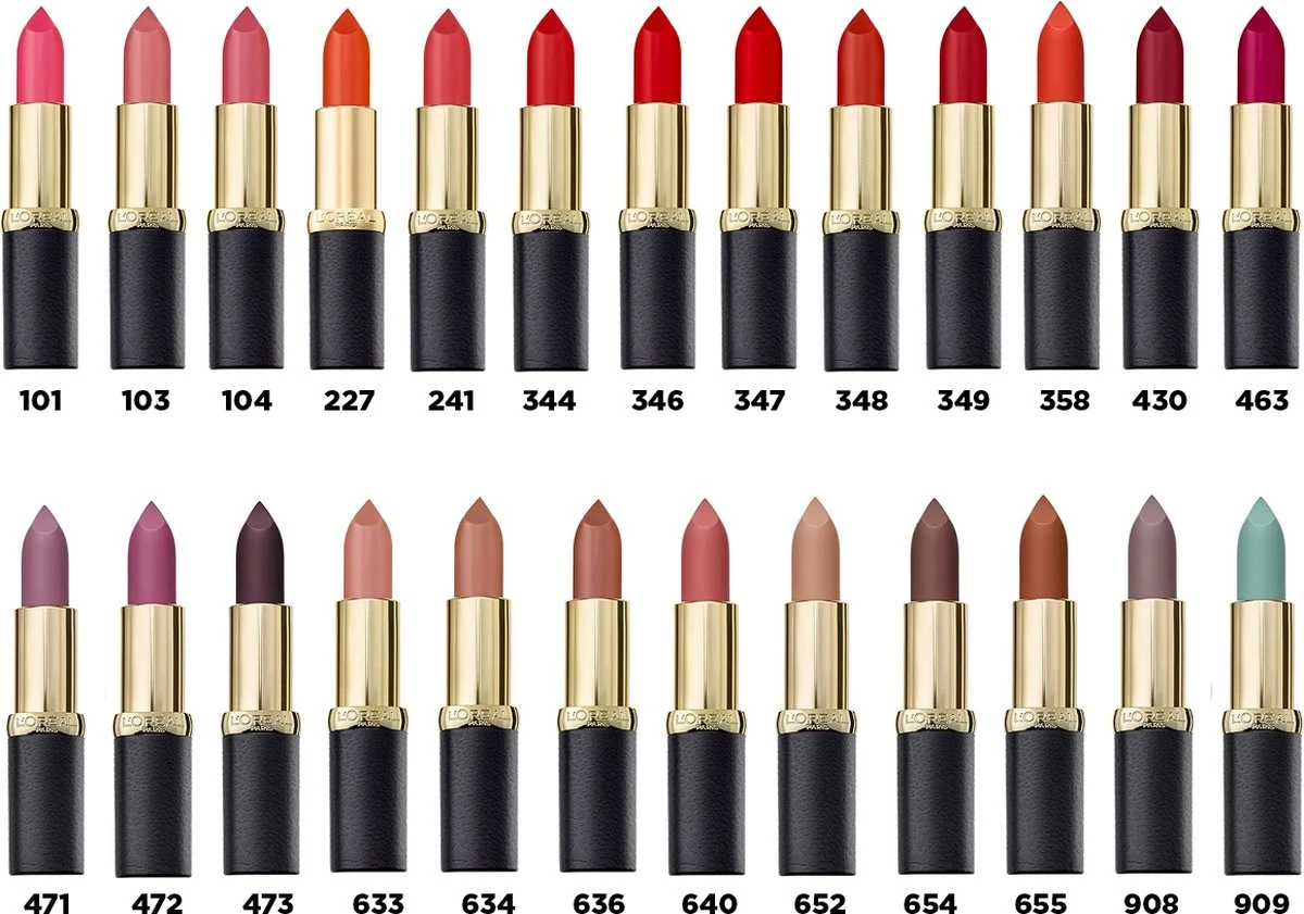 L'Oréal Paris Color Riche Matte Lippenstift - 101 Candy Silhouette 9 L'Oréal Paris Color Riche Matte Lippenstift - 101 Candy Silhouette - Afbeelding 7