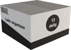 Waal® Lade Organizer (set Van 13 Bakjes) - Lade Verdeler - Keuken - Kantoor - Make-up - Bureau - Transparant -Cosmetica Korting Winkel 1200x847 4