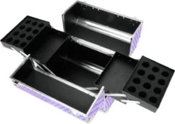 Merkloos Luxe Cosmeticakoffer, Make-up Koffer, Nagel Koffer, Visagie Koffer 32x21x26 -Cosmetica Korting Winkel 1200x857 4